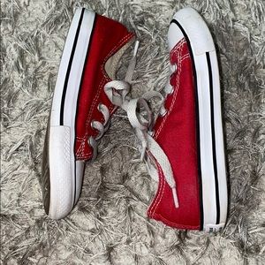 Red toddler converse